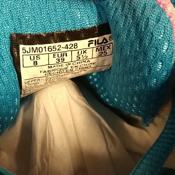 FILA Evergrand TR 21.5 Women's Trail Running Shoes Size 8 Atomic Blue - Picture 4 of 16